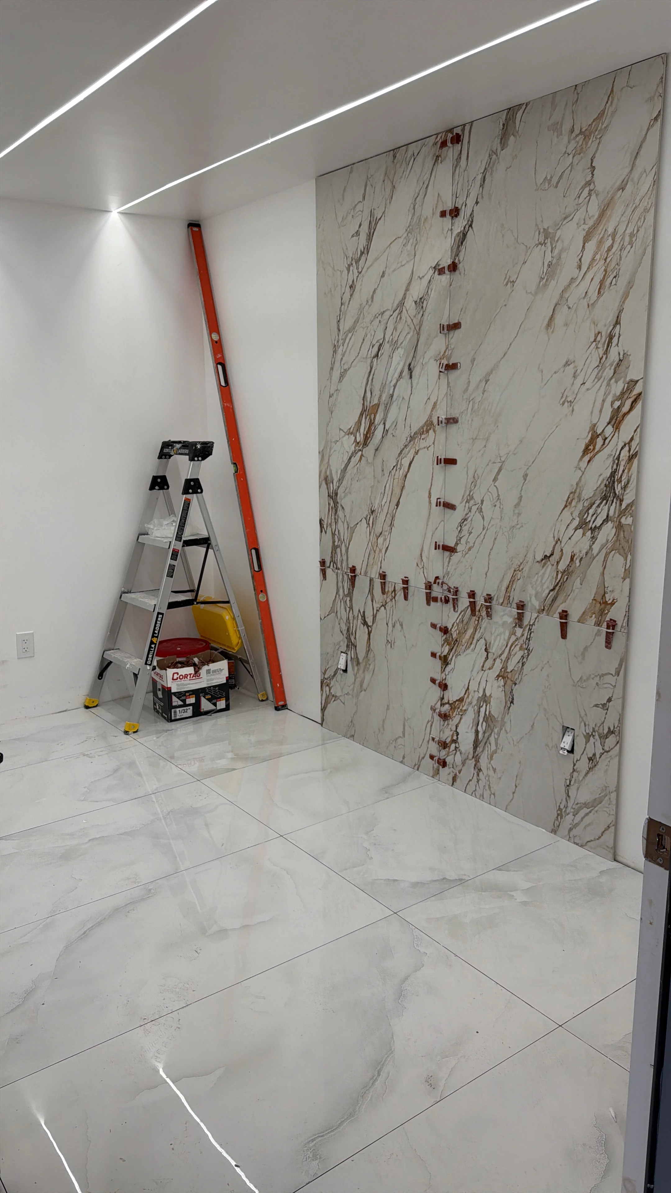 Calacatta Marble Commercial Build-Out