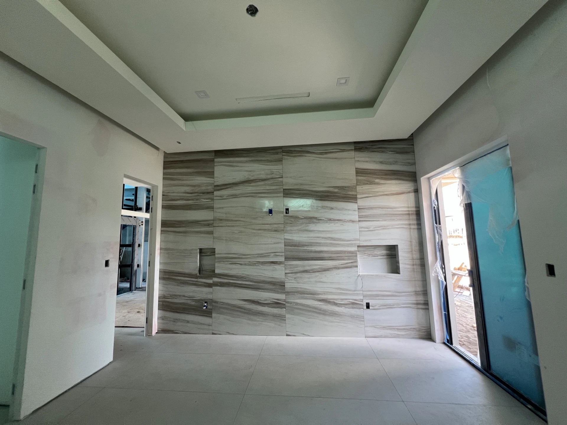 Waterfront New Construction — Marble & Tile