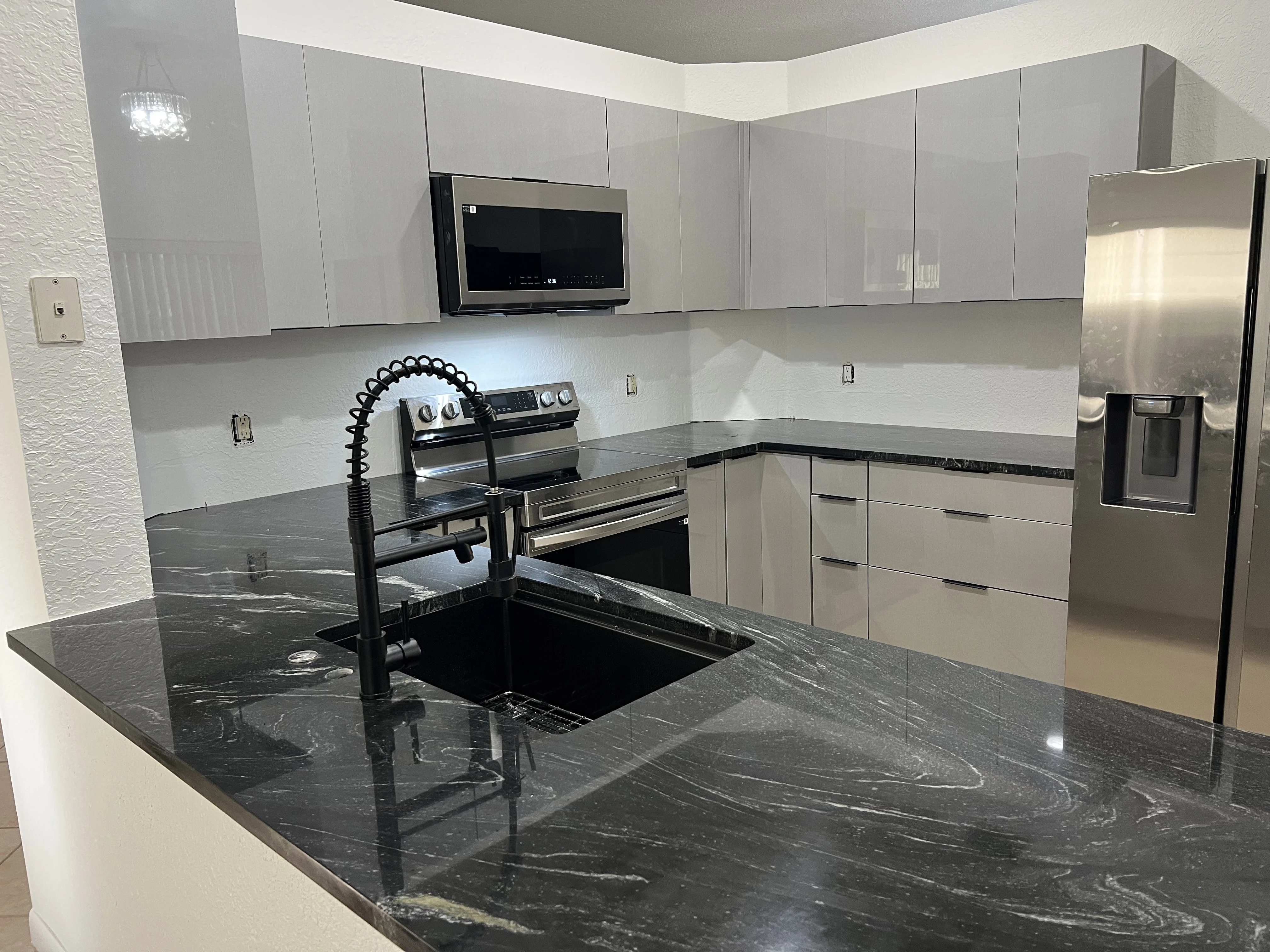 Black Marble Kitchen